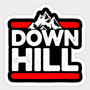 Mountain Bike Downhill Sticker